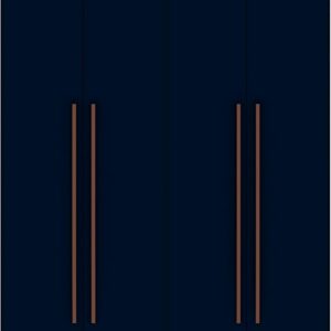 Modern Freestanding Armoire Wardrobe Closet, Stylish 2-Sectional Organizer with Hanging Rods, Drawers, and Shelf Space for Bedroom Storage and Dressing Room, Midnight Blue